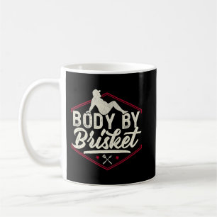 Mens Body by Brisket Shirt Funny Steak Lover Grill Kaffeetasse