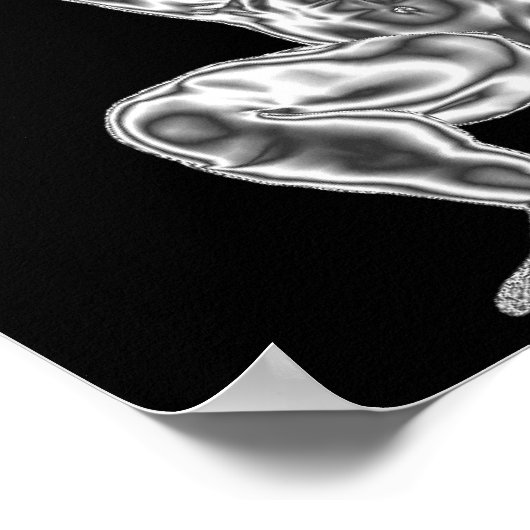 Mens Bodybuilding Poster (Ecke)