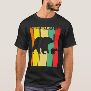 Mens Bonus Grandpa Bär Bonus Grandad T-Shirt