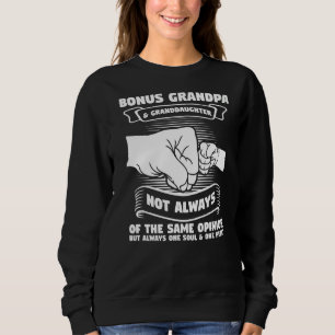 Mens Bonus Opa & Grandtochter Bonus Grandad Sweatshirt