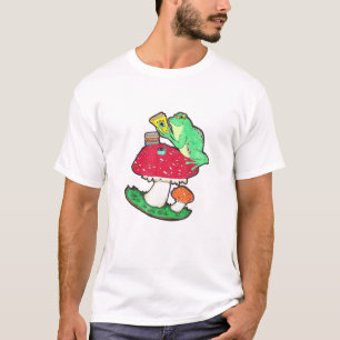 Mens Book Bookfrog Amphibien Lesebuch T-Shirt