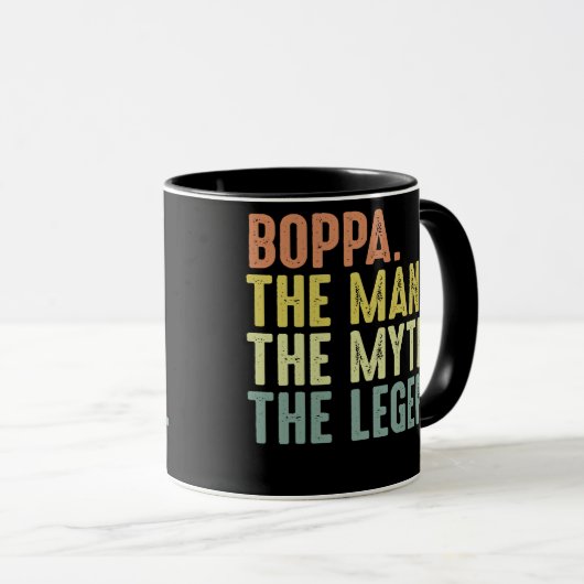 Mens Boppa Shirt für Männer Funny Vathers Day Bopp Tasse (VorderseiteRechts)