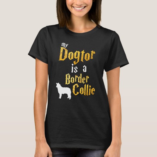 Mens Border Collie Border Collie T-Shirt (Vorderseite)