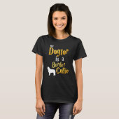 Mens Border Collie Border Collie T-Shirt (Vorne ganz)