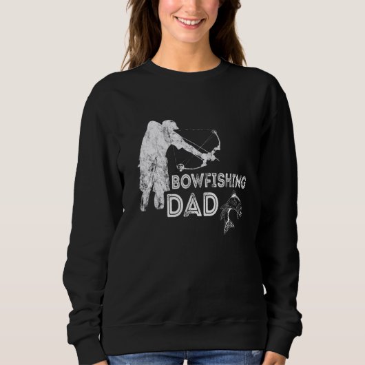 Mens Bowfish Vater BowFischer Vater Bowfisher Sweatshirt (Vorderseite)