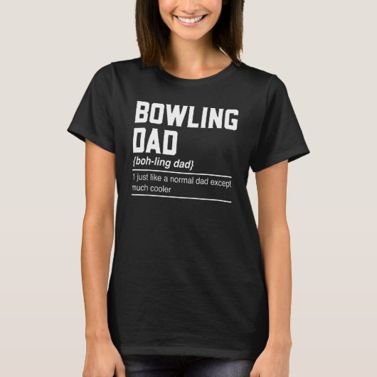 Mens Bowling Dad Noun   Bowling  Daddy Bowler T-Shirt (Vorderseite)