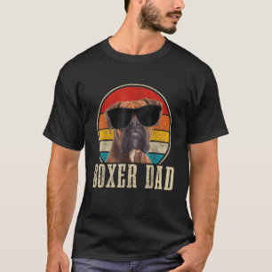 Mens Boxer Vater Vintag Boxer Dog Owner Fathers Da T-Shirt