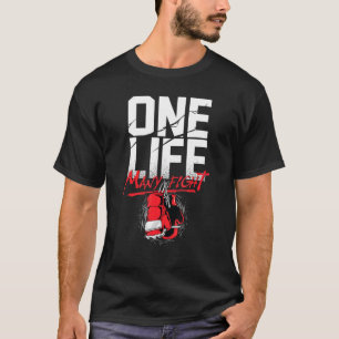 Mens Boxing Club Ein Leben Viele Kämpfe Boxenglock T-Shirt