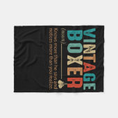 Mens Boxing Player Fan Boxer Comt Sports Kickboxin Fleecedecke (Vorderseite (Horizontal))