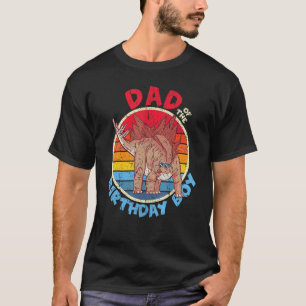 Mens Boy Geburtstag I Vater I Stegosaurus I Famili T-Shirt