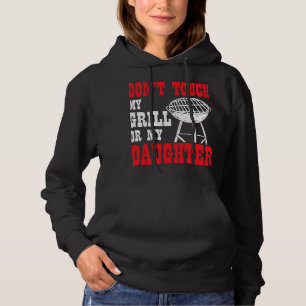 Mens BQ Outfit für Männer Papa Grillen Raucher Bar Hoodie