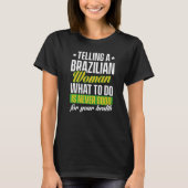 Mens Brazil Proud Brazilians Brazilian Roots Ameri T-Shirt (Vorderseite)