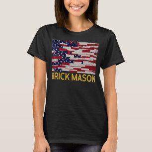 Mens Brick Mason Bricklayer Mauerwerk Bau U T-Shirt