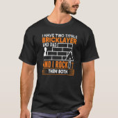 Mens Bricklayer Mens Bricklayer  Bricklayer Dad  1 T-Shirt (Vorderseite)