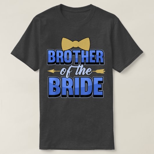 Mens Brother of the bride T-Shirt (Design vorne)