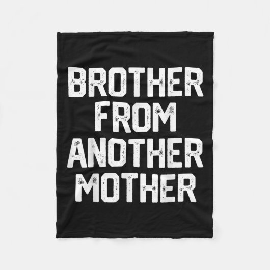 Mens Brother von einer anderen Müttermütterlichen  Fleecedecke (Vorderseite)