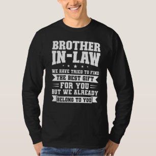 Mens Bruder im Recht haben wir versucht, Schwester T-Shirt
