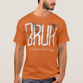 Mens Bruh, früher Biologe Meme Funny S T-Shirt