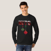 Mens Brustnuten Matching Chestnut Weihnachtsnuten T-Shirt (Vorne ganz)