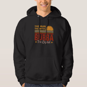 Mens Bubba The Man Myth Legend Retro Opa Fathe Hoodie