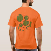 Mens Bubbles vorne und hinten Tee (Rückseite)