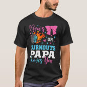 Mens Burnouts oder Bows Papa Lieben Sie Geschlecht T-Shirt (Vorderseite)