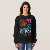 Mens Burnouts or Bows G-pop loves you Gender Revea Sweatshirt (Vorne ganz)