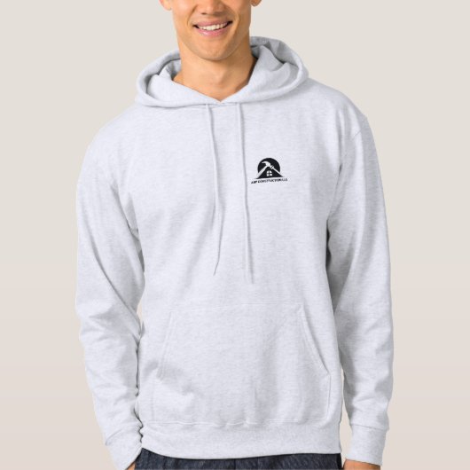 Men's Business Hoodie with front and back logo-ABP (Vorderseite)