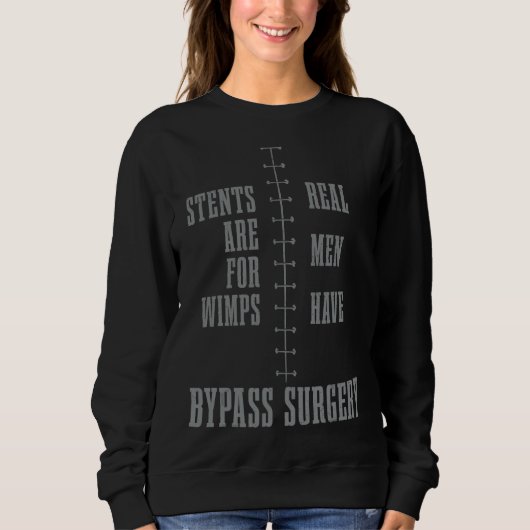 Mens Bypass Operation Open Heart Operation Stories Sweatshirt (Vorderseite)