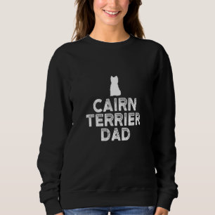 Mens Cairn Terrier Papa Hundebesitzer Hund da Sweatshirt