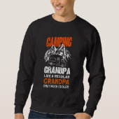 Mens Camping Grandpa - Camper Caravan Funny Campin Sweatshirt (Vorderseite)