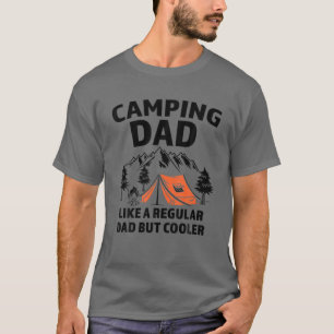 Mens Camping Vater wie ein regulärer Vater Camper  T-Shirt
