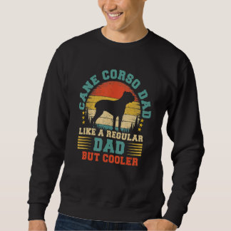 Mens Cane Corso Vater Vintag Cane Corso Dog Vater Sweatshirt