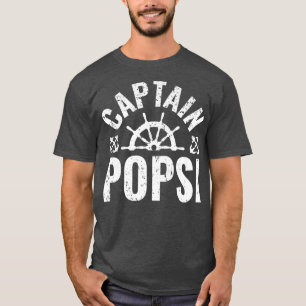 Mens Captain Popsi Boat Owner Lake BootVater' T-Shirt