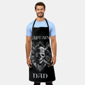 Mens Captain Vater Pirate Funny Father's Day Sailo Schürze (Getragen)
