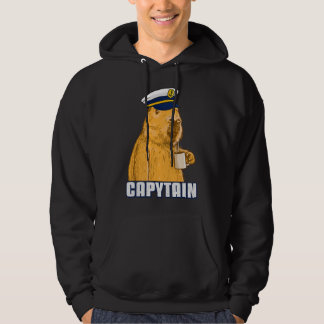 Mens Capybara Boot Kapitän Kapitän Hoodie
