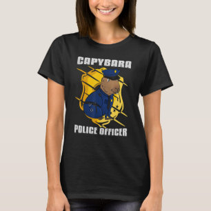Mens Capybara Polizeichef T-Shirt