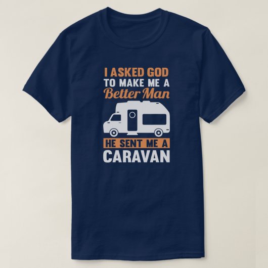 Mens Caravan Camping T-Shirt (Design vorne)