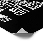 Mens Carpenter Life - Funny Woodworking Quote Carp Poster (Ecke)