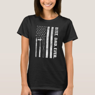 Mens Carpenter Vater Usa Flag Bester Woodworker Va T-Shirt