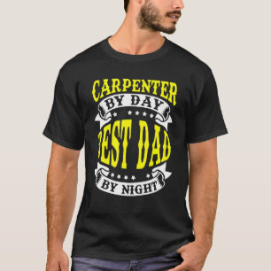 Mens Carpenter Woodman Builder Vater Pater Apparel T-Shirt
