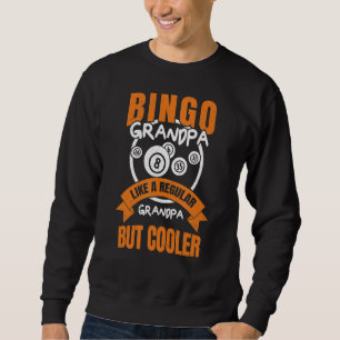 Mens Casino Gambling Lotterie Großvater Bingo Gra Sweatshirt