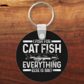 Mens Catfish Fischen Fischen Funny Sprichwort Fisc Schlüsselanhänger (Vorderseite)