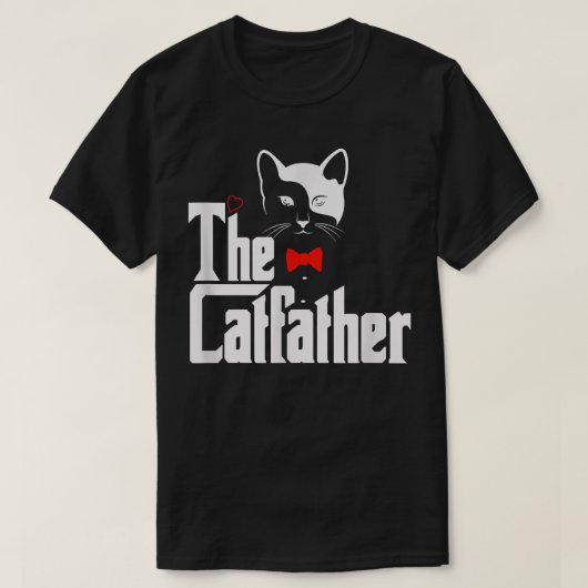 Mens Catvater, lustiger Cat Vater Lover Geschenk T-Shirt (Design vorne)