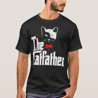 Mens Catvater, lustiger Cat Vater Lover Geschenk T-Shirt