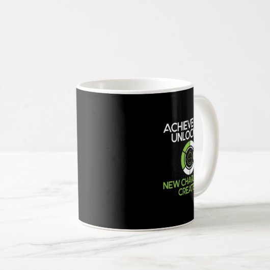 Mens Character Created New Dad Pregnancy Announcem Kaffeetasse (VorderseiteRechts)