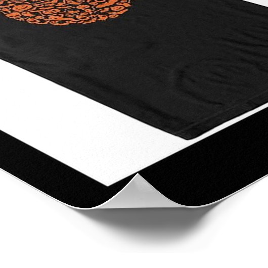 Mens Characters Mouse Ears Halloween Icons  Poster (Ecke)