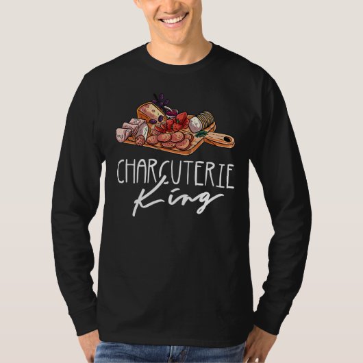 Mens Charcuterie King, der seinen und seinen Charc T-Shirt (Vorderseite)