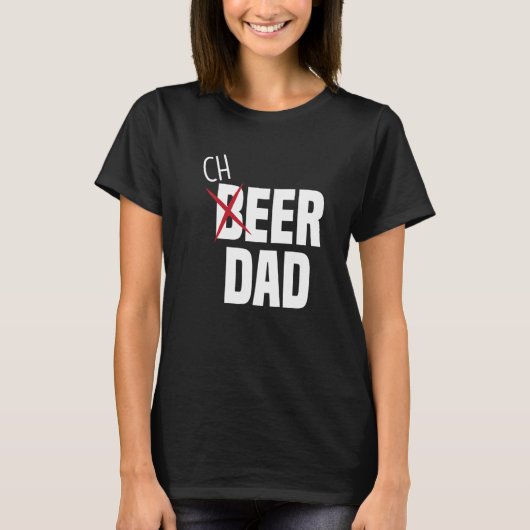 Mens Cheer Dad Cheerleading Dad Beer Cheerleader T-Shirt (Vorderseite)