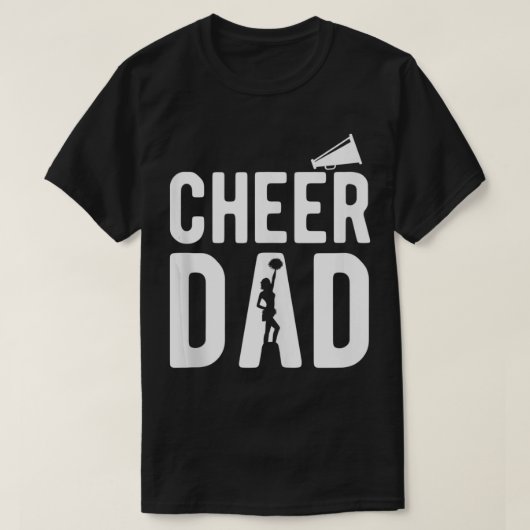 Mens Cheerleader Vater Bekleidung Cheer Vater T-Shirt (Design vorne)